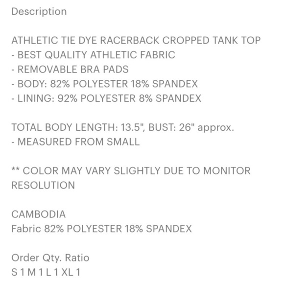 ZENANA athletic racer back crop top athletic bra size X-Large - Picture 2 of 2